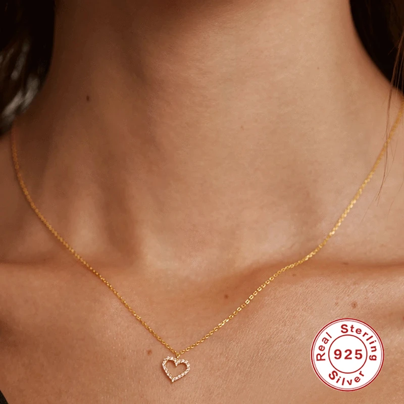 Canner New European S925 Sterling Silver American Light Luxury INS 18K Gold Diamond Necklace For Women Choker Necklaces Jewelry
Canner New European S925 Sterling Silver American Light Luxury INS 18K Gold Diamond Necklace For Women Choker Necklaces Jewelry