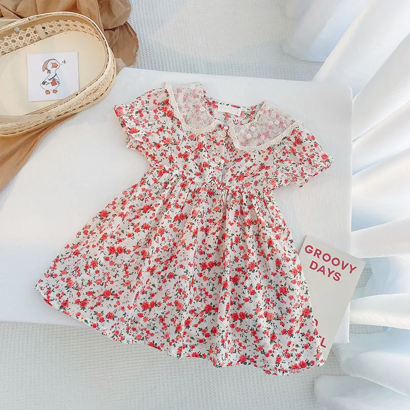 Girls floral dress 2021 new summer Korean style thin baby short-sleeved fashion trend flower toddler dresses children's clothing
Girls floral dress 2021 new summer Korean style thin baby short-sleeved fashion trend flower toddler dresses children's clothing