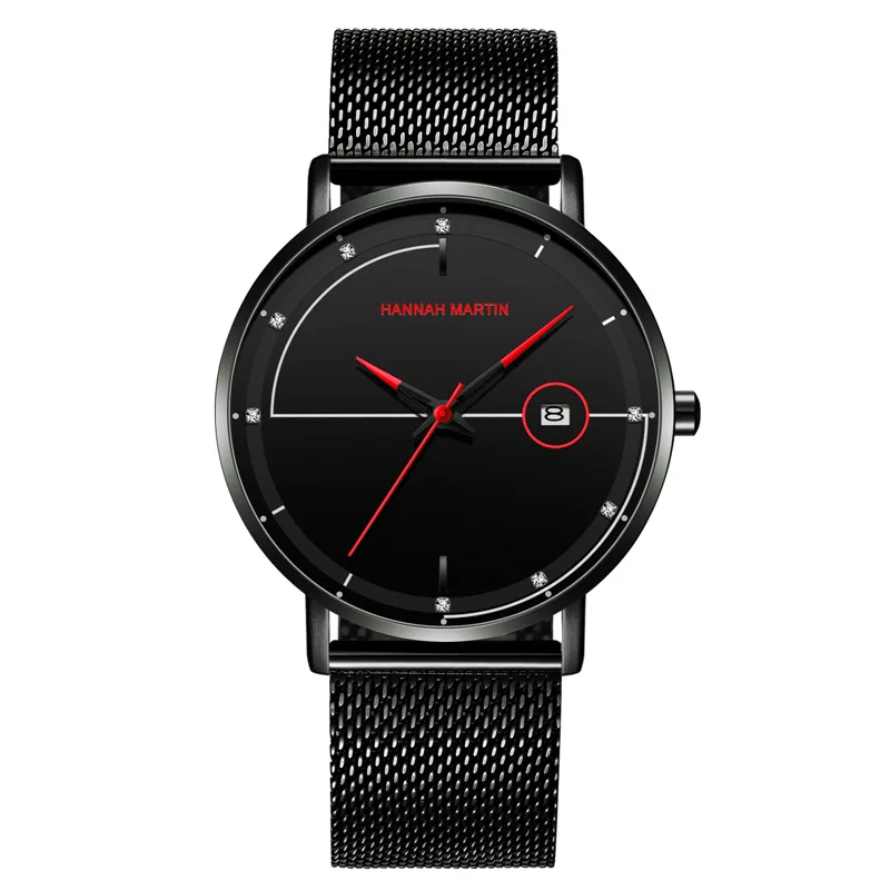 Luxury brand Alloy case Mesh Waterproof Slim Calendar Men's Watch Fashion Quartz Stainless Steel Fashion & Casual Mens Gifts
Luxury brand Alloy case Mesh Waterproof Slim Calendar Men's Watch Fashion Quartz Stainless Steel Fashion & Casual Mens Gifts