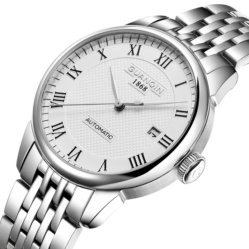 Guanqin GQ18918 Automatic Business Men Stainless Steel Strap Fashion Watch Brand New Genuine Waterproof Scratch Proof
Guanqin GQ18918 Automatic Business Men Stainless Steel Strap Fashion Watch Brand New Genuine Waterproof Scratch Proof