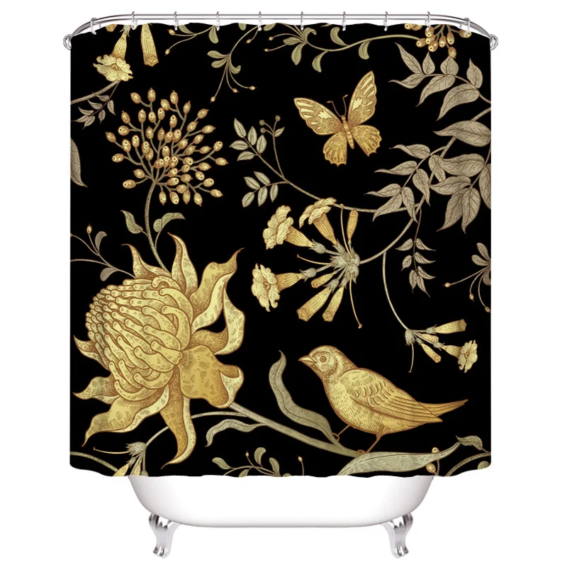 Anti-mildew Waterproof Shower Curtain Washable Black Shower Curtain Aesthetic Art Animal Rideau De Douche Bathroom BD50YL
Anti-mildew Waterproof Shower Curtain Washable Black Shower Curtain Aesthetic Art Animal Rideau De Douche Bathroom BD50YL