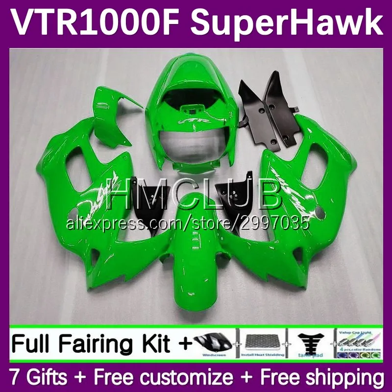 SuperHawk For HONDA VTR1000F 1995 1996 1997 1998 1999 2000 46No.6 VTR1000 VTR 1000 F 1000F 01 02 03 04 05 green factory Fairing
SuperHawk For HONDA VTR1000F 1995 1996 1997 1998 1999 2000 46No.6 VTR1000 VTR 1000 F 1000F 01 02 03 04 05 green factory Fairing