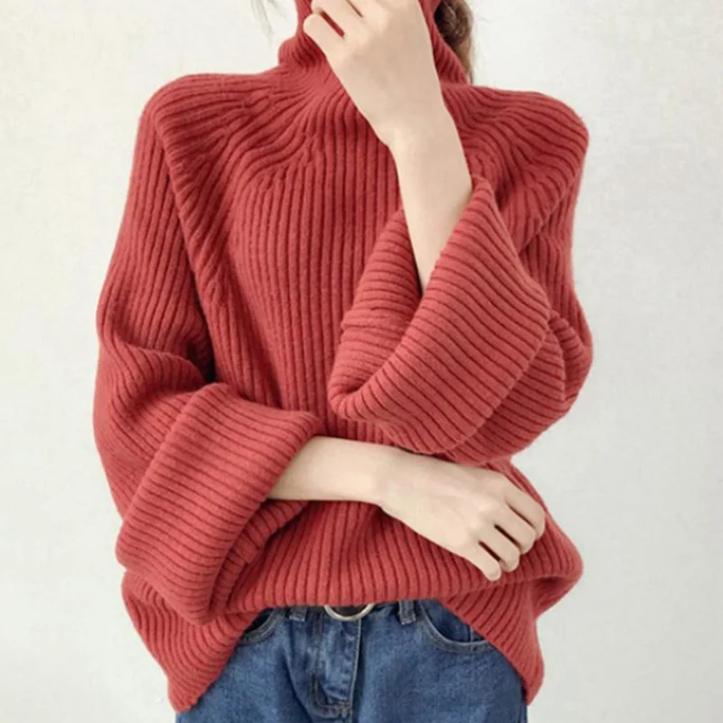 JVCAKE Turtleneck sweaters Female Fashion boyfriend Oversized Korean style candy color all-match bottoming shirt women sweaters 
JVCAKE Turtleneck sweaters Female Fashion boyfriend Oversized Korean style candy color all-match bottoming shirt women sweaters