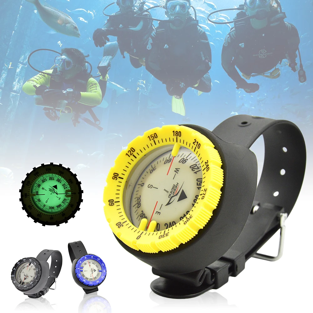 50m Underwater Wrist Compass Balanced Dive Compass Waterproof Luminous Dial Detachable Strap for Scuba Diving Kayaking Outdoor
50m Underwater Wrist Compass Balanced Dive Compass Waterproof Luminous Dial Detachable Strap for Scuba Diving Kayaking Outdoor