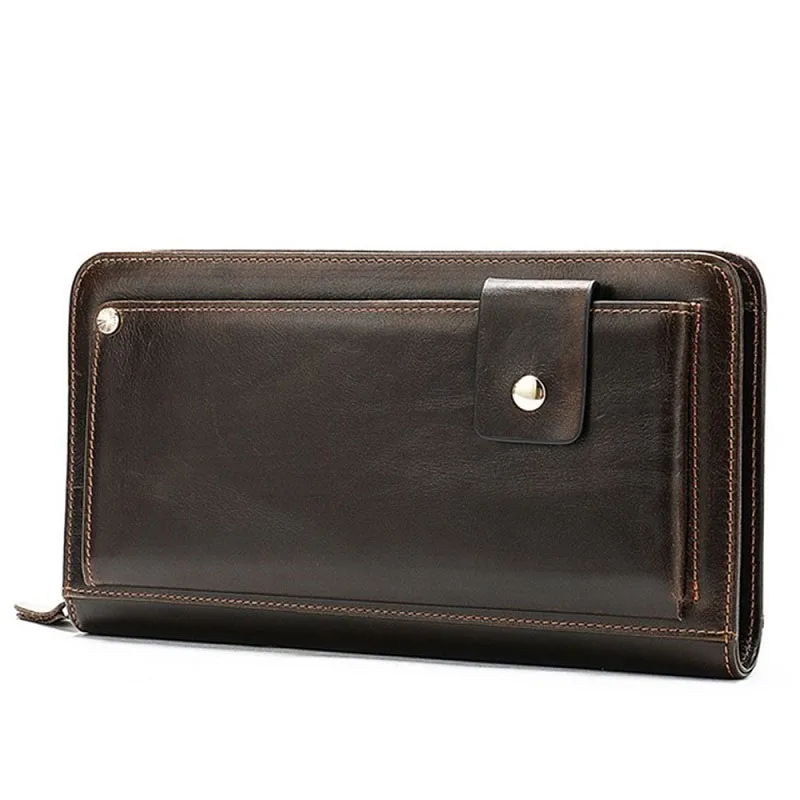 Men's Wallet Long Type Genuine Leather Purse Multifunctional Men's Clutch Bag Zipper Money Bag Credit Card Holder Phone Bag
Men's Wallet Long Type Genuine Leather Purse Multifunctional Men's Clutch Bag Zipper Money Bag Credit Card Holder Phone Bag