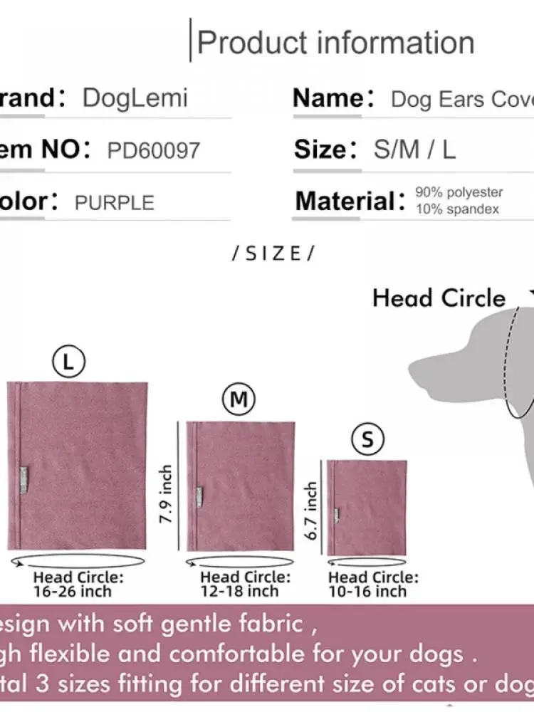 Pet Grooming Turban Noise-proof Earmuffs Durable Dog Collars Soft Comfortable Keep Warm Isolate Noise Useful Pet Supplies
Pet Grooming Turban Noise-proof Earmuffs Durable Dog Collars Soft Comfortable Keep Warm Isolate Noise Useful Pet Supplies