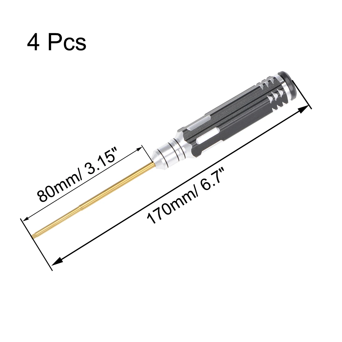 uxcell Screwdriver Bit Set 4 in 1 Magnetic Hex Bit 1.5/2/2.5/3mm Screwdriver Tools Kit
uxcell Screwdriver Bit Set 4 in 1 Magnetic Hex Bit 1.5/2/2.5/3mm Screwdriver Tools Kit