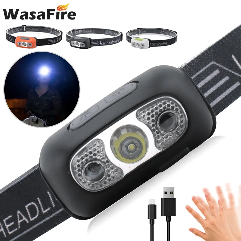 Mini Rechargeable LED Headlamp Body Motion Sensor Head Light 4 Modes Camping Hunting Flashlight Head Light Torch
Mini Rechargeable LED Headlamp Body Motion Sensor Head Light 4 Modes Camping Hunting Flashlight Head Light Torch
