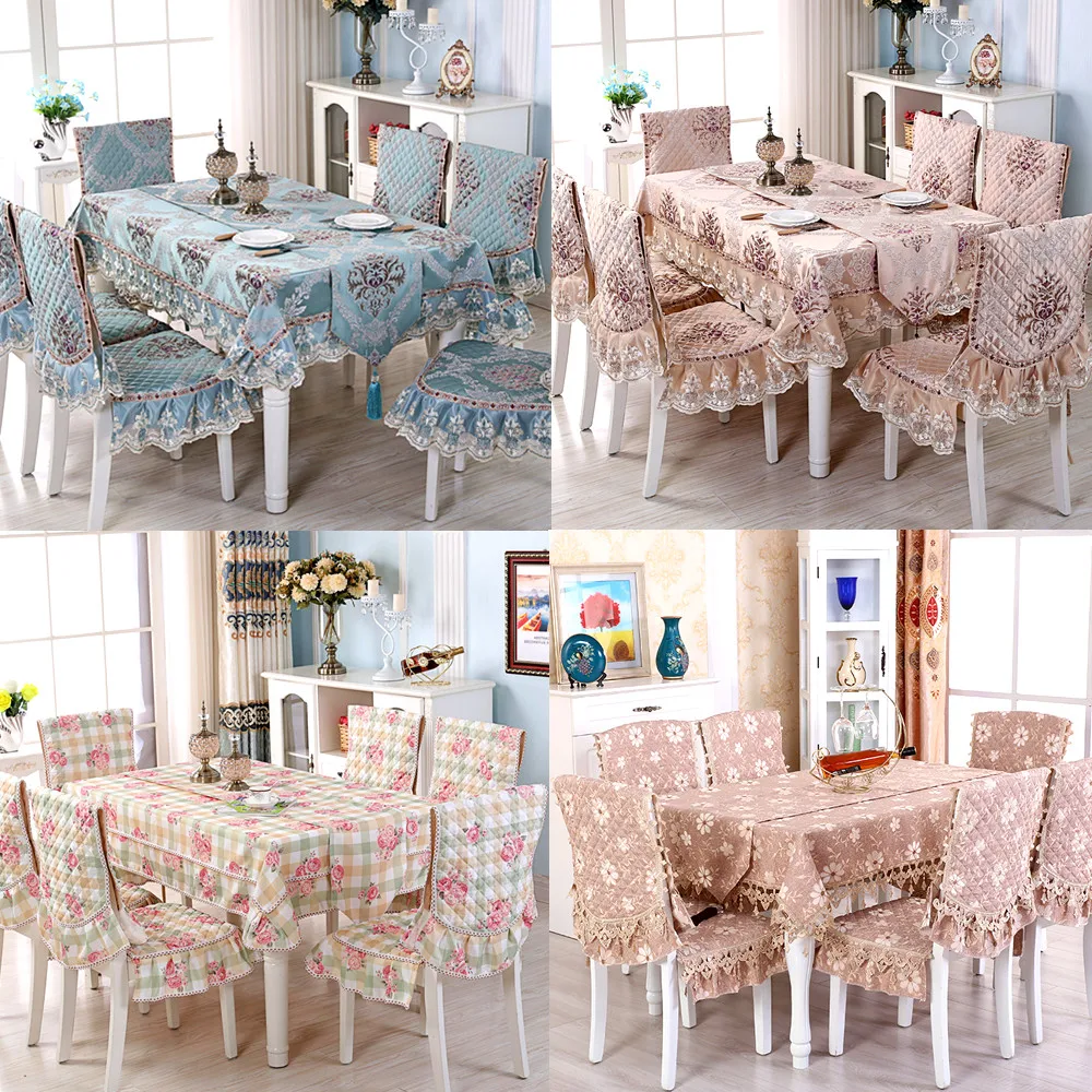 Luxury European Table Cloth Rectangular\Round Dining table Covers Chair Cover Wedding Home Party Banquet Christmas Tablecloth
Luxury European Table Cloth Rectangular\Round Dining table Covers Chair Cover Wedding Home Party Banquet Christmas Tablecloth