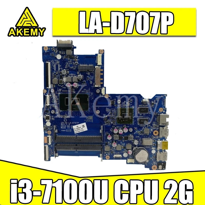 For 903787-601 903786-501 903786-001 Laptop Motherboard For HP 15-AY 15-AY180TX With i3-7100 CPU LA-D707P 100% fully tested
For 903787-601 903786-501 903786-001 Laptop Motherboard For HP 15-AY 15-AY180TX With i3-7100 CPU LA-D707P 100% fully tested
