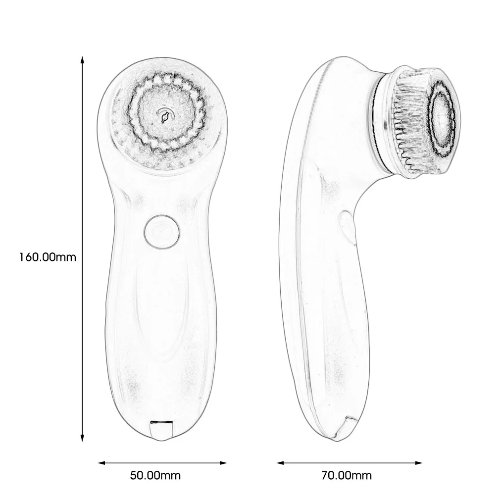 New 3 In 1 Face Brush Cleansing Multifunction Electric Ultrasonic Wash Spa Skin Care Massage Face Brushes Facial Cleanser Tool
New 3 In 1 Face Brush Cleansing Multifunction Electric Ultrasonic Wash Spa Skin Care Massage Face Brushes Facial Cleanser Tool