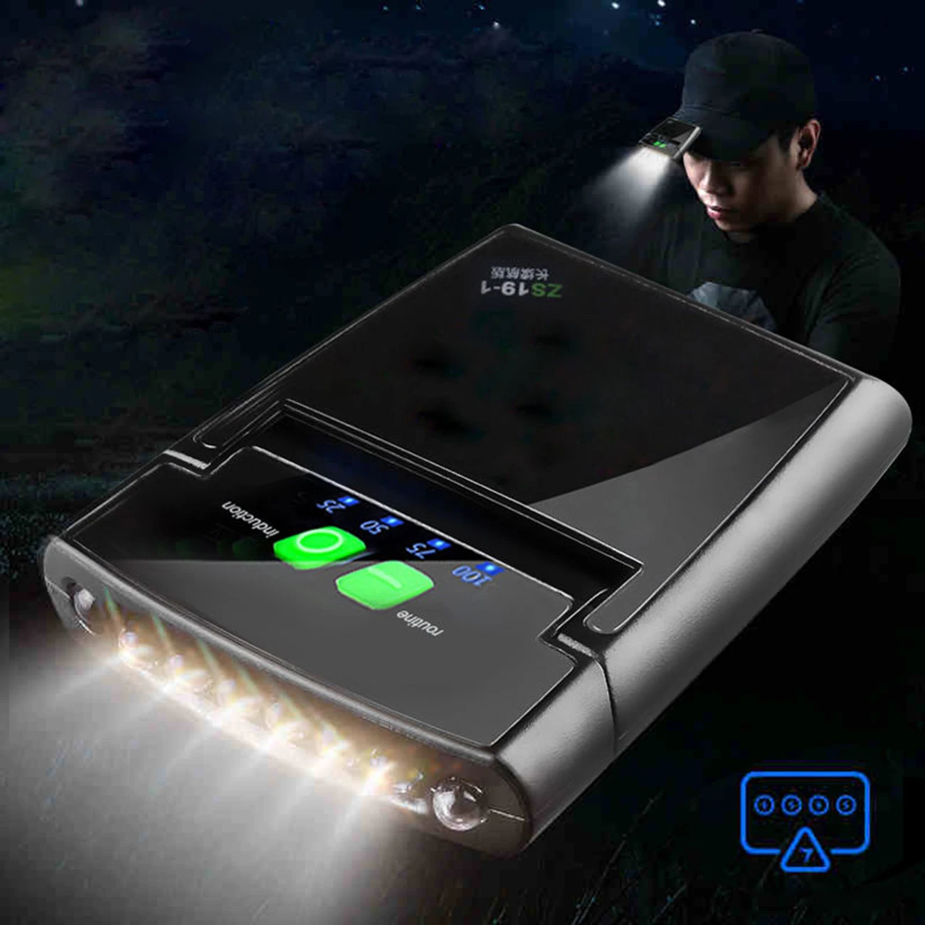6 Led Headlamp Adjustable USB Rechargeable Sensor Cap Hat Clip Lamp Waterproof IP64 Headlight Torch Light Built-in Battery
6 Led Headlamp Adjustable USB Rechargeable Sensor Cap Hat Clip Lamp Waterproof IP64 Headlight Torch Light Built-in Battery
