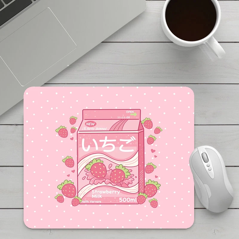 Mousepad Cute Pad on the Table Kawaii Accessories Mat Japanese Strawberry Milk Desk Mat Gaming Mouse Pad Pink PC Gamer Cabinet
Mousepad Cute Pad on the Table Kawaii Accessories Mat Japanese Strawberry Milk Desk Mat Gaming Mouse Pad Pink PC Gamer Cabinet