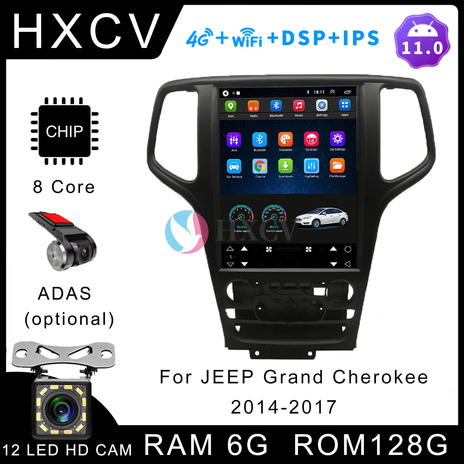 Vertical Screen Tesla Style Android car radio For Jeep Grand Cherokee 2014- 2017 gps navigator for car DAB+ Carplay bluetooth
Vertical Screen Tesla Style Android car radio For Jeep Grand Cherokee 2014- 2017 gps navigator for car DAB+ Carplay bluetooth