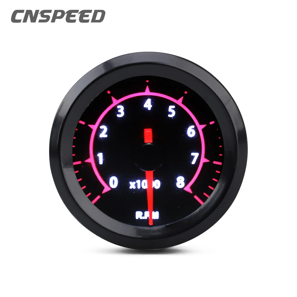 2inch 52mm Universal Auto Car Tachometer Racing Tach Gauge 0~8000 Rpm Meter Black Chassis, Red Led Pointer
2inch 52mm Universal Auto Car Tachometer Racing Tach Gauge 0~8000 Rpm Meter Black Chassis, Red Led Pointer