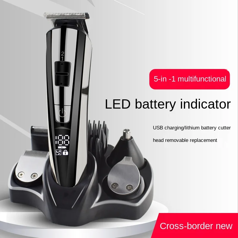 Professional hair trimmer waterproof 5 in1hair clipper electric hair cutting machine beard trimer body men haircut
Professional hair trimmer waterproof 5 in1hair clipper electric hair cutting machine beard trimer body men haircut