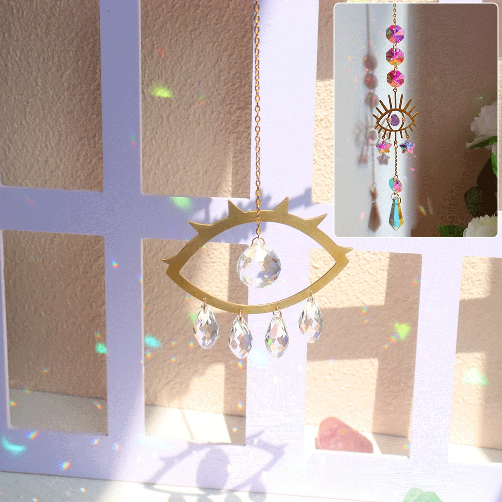 Crystal Wind Chimes Prism Sun Light Catchers Chaser Handmade Jewellery Garden Hanging Pendant Ornament Window Curtain Home Decor
Crystal Wind Chimes Prism Sun Light Catchers Chaser Handmade Jewellery Garden Hanging Pendant Ornament Window Curtain Home Decor