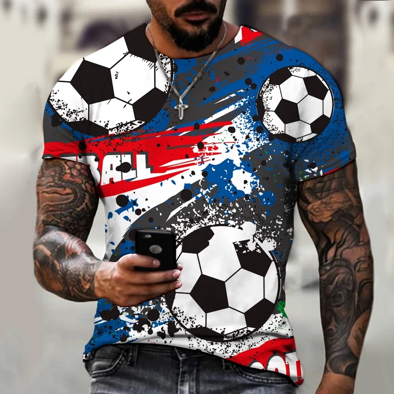 Camiseta de fútbol de estilo deportivo para hombre, camiseta de manga corta con Graffiti Cultural, ropa de Hip-hop con
Camiseta de fútbol de estilo deportivo para hombre, camiseta de manga corta con Graffiti Cultural, ropa de Hip-hop con
