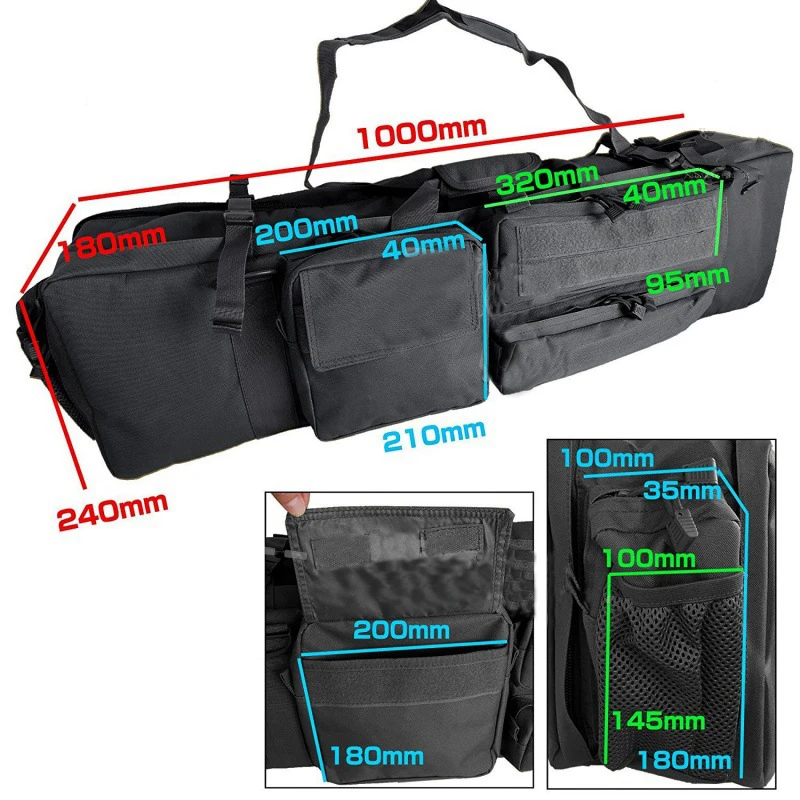 Military Equipment Tactical Gun Bag 1000D Nylon Outdoor Hunting Shooting Bag Army Combat Airsoft Rifle Case Protection Bags
Military Equipment Tactical Gun Bag 1000D Nylon Outdoor Hunting Shooting Bag Army Combat Airsoft Rifle Case Protection Bags