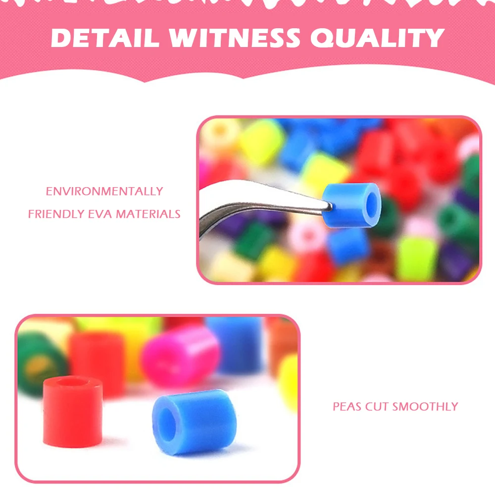 24 colors 13000pcs Perler Toy Kit 2.6mm Hama beads 3D Puzzle DIY Toy Kids Creative Handmade Craft Toy Gift
24 colors 13000pcs Perler Toy Kit 2.6mm Hama beads 3D Puzzle DIY Toy Kids Creative Handmade Craft Toy Gift