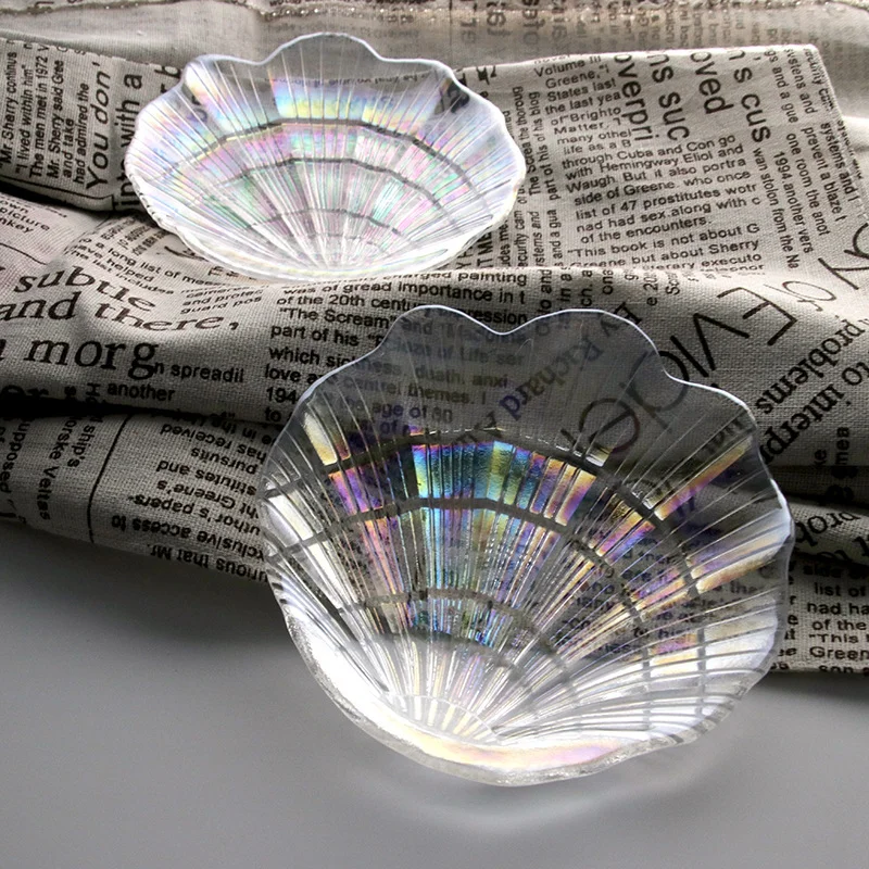 Nail Art Mermaid Shell Glass Plate Dish Small Fancy Jewelry Storage Tray Ring Trinket Nail Tips Display Tool
Nail Art Mermaid Shell Glass Plate Dish Small Fancy Jewelry Storage Tray Ring Trinket Nail Tips Display Tool