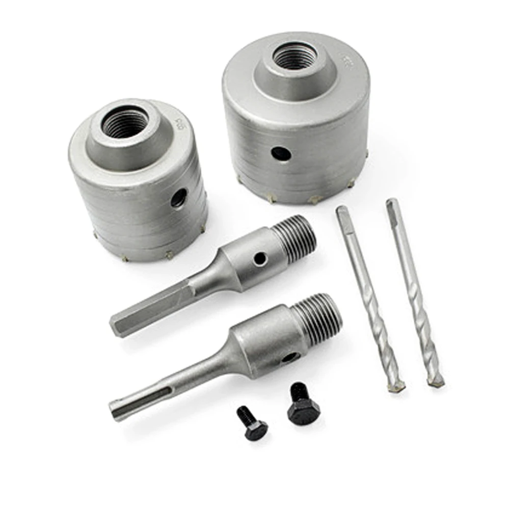 65/80mm SDS Plus Shank Drill Hole Saw Cutter Concrete Cement Stone Wall Drill Bit Set for Wall Tile Stone Metal Hole Punching
65/80mm SDS Plus Shank Drill Hole Saw Cutter Concrete Cement Stone Wall Drill Bit Set for Wall Tile Stone Metal Hole Punching