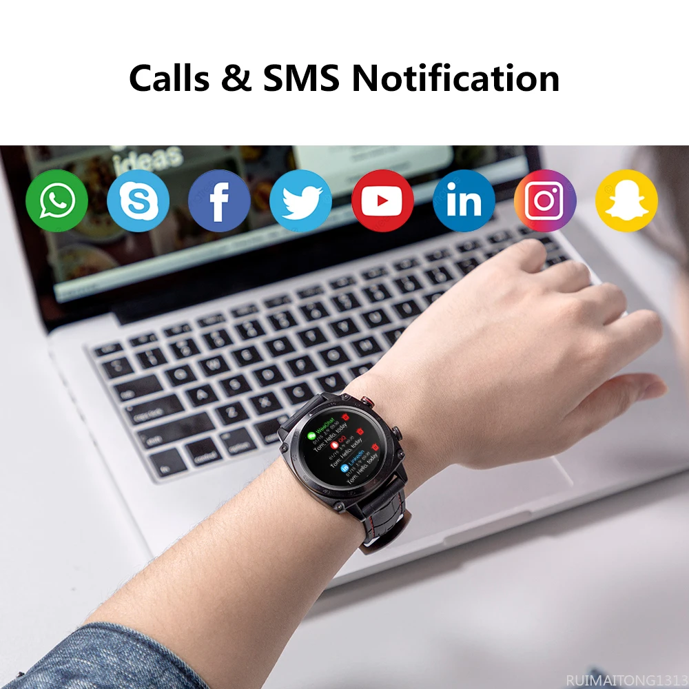 Smart Watch Sport Heart Rate Sleep Monitor 5ATM Waterproof Touch Fitness Tracker Smart Watch for Men Women Android IOS 
Smart Watch Sport Heart Rate Sleep Monitor 5ATM Waterproof Touch Fitness Tracker Smart Watch for Men Women Android IOS