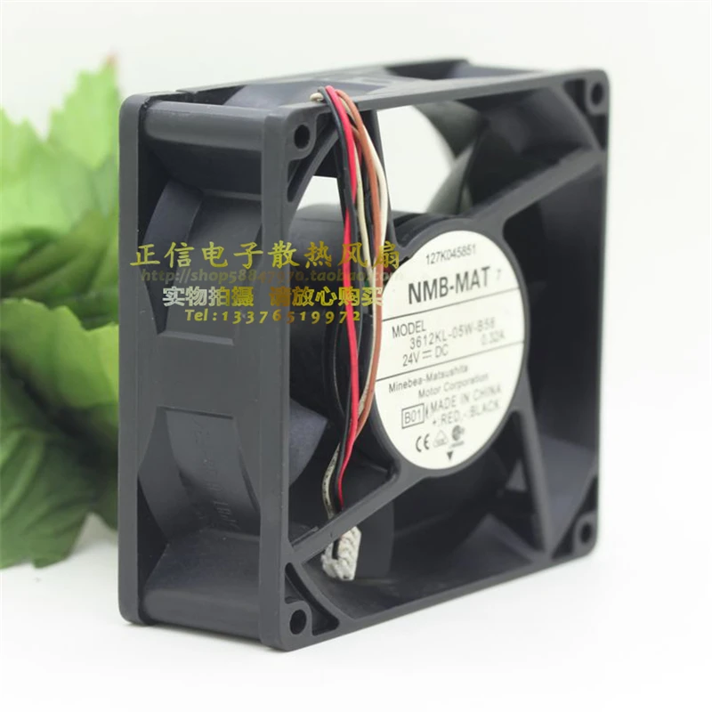 Original 3612KL-05W-B56 24V 0.32A 9032 9CM four-wire converter cooling fan
Original 3612KL-05W-B56 24V 0.32A 9032 9CM four-wire converter cooling fan