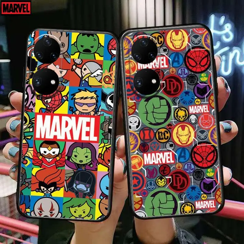 Cartoon marvel Phone Case For Huawei p50 P40 p30 P20 10 9 8 Lite E Pro Plus Black Etui Coque Painting Hoesjes comic fas
Cartoon marvel Phone Case For Huawei p50 P40 p30 P20 10 9 8 Lite E Pro Plus Black Etui Coque Painting Hoesjes comic fas
