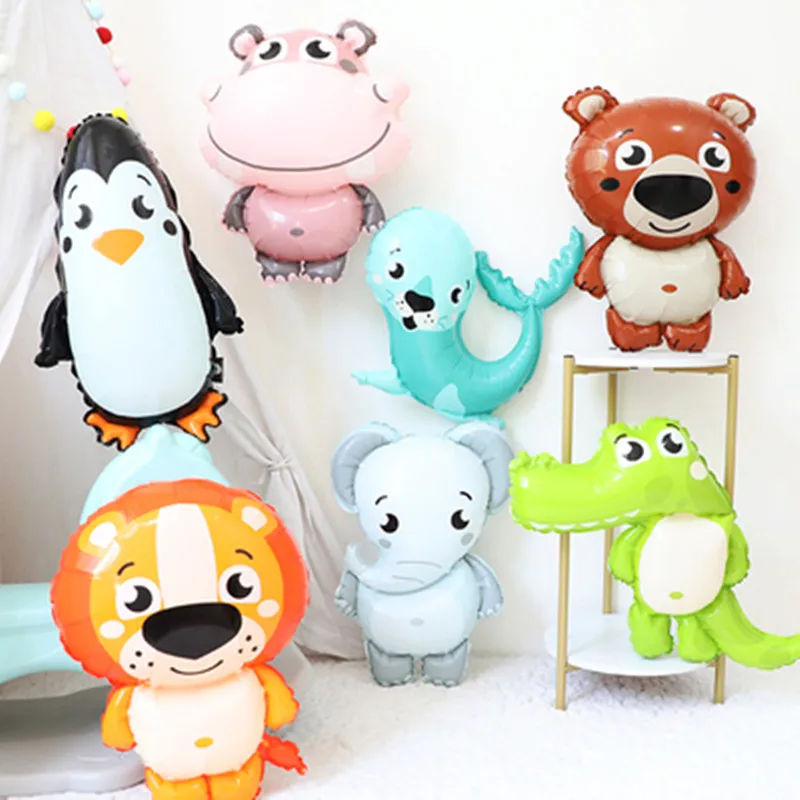 1pcs Large Jungle Penguin Fox Lion Hedgehog Balloons Cartoon Animal Foil Balloon Birthday Safari Party Decor Kids Toys
1pcs Large Jungle Penguin Fox Lion Hedgehog Balloons Cartoon Animal Foil Balloon Birthday Safari Party Decor Kids Toys