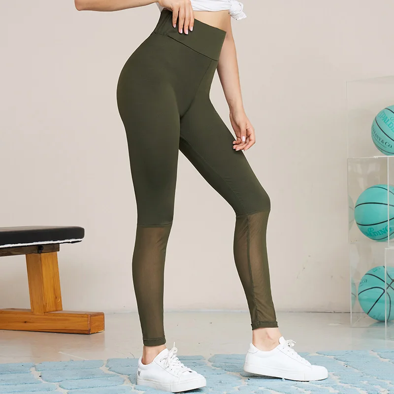 Summer New Products Ladies Green Mesh Stitching High Waist Stretch Self-cultivation Sports And Leisure Fitness Yoga Leggings
Summer New Products Ladies Green Mesh Stitching High Waist Stretch Self-cultivation Sports And Leisure Fitness Yoga Leggings