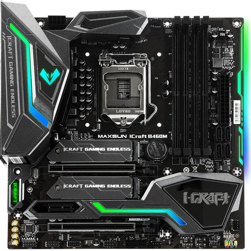MAXSUN / Mingyu b460m icraft desktop computer game eat chicken E-sports heart motherboard small board mATX
MAXSUN / Mingyu b460m icraft desktop computer game eat chicken E-sports heart motherboard small board mATX
