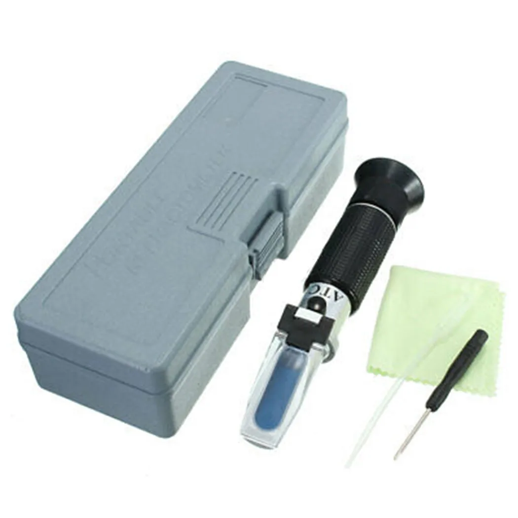 1*Refractometer 1*User Manual 1*Screwdriver 1*Straw Refractometer 0-32% Beer Brix Sugar Alcohol Sugar Fruit Measurement Tool
1*Refractometer 1*User Manual 1*Screwdriver 1*Straw Refractometer 0-32% Beer Brix Sugar Alcohol Sugar Fruit Measurement Tool