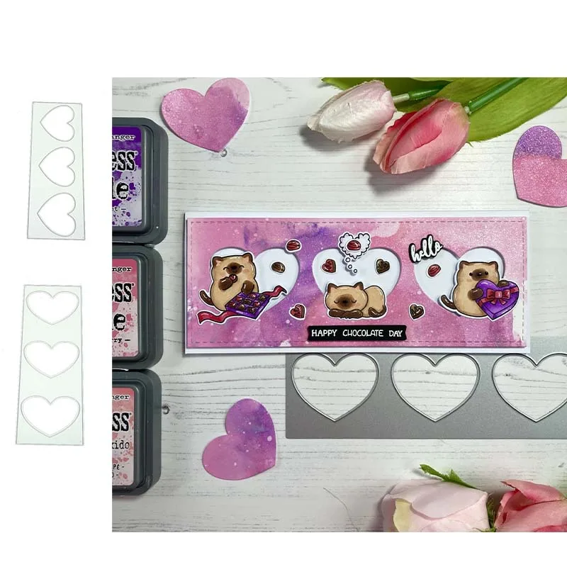 2021 New Rectangle Heart Shape Metal Cutting Dies for Scrapbooking Mold Die Cut Stencil Handmade DIY Card Make Mould Craft Decor
2021 New Rectangle Heart Shape Metal Cutting Dies for Scrapbooking Mold Die Cut Stencil Handmade DIY Card Make Mould Craft Decor