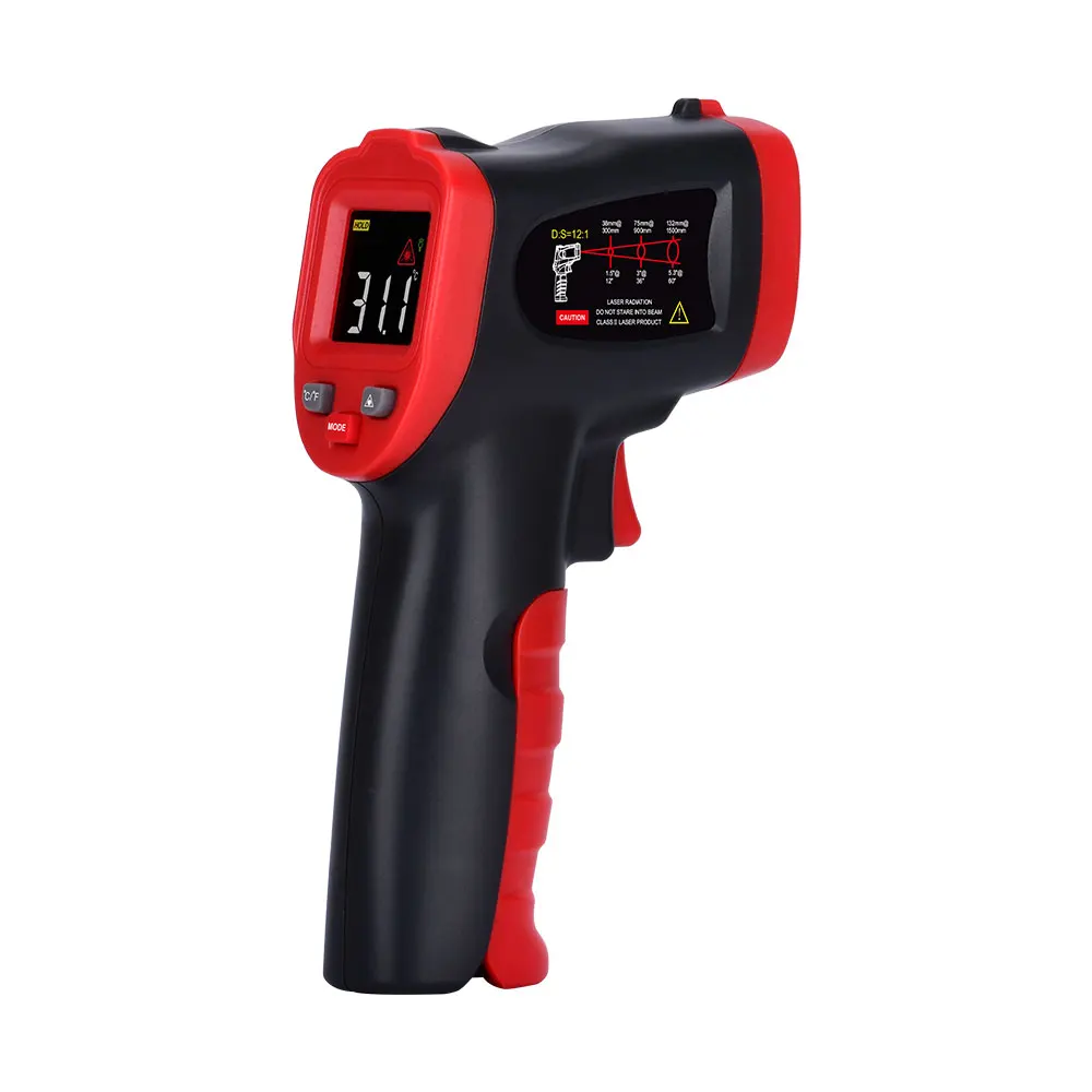 Infrared Thermomete Non Contact Handheld Laser Pyrometer Industrial -50~400℃ 58~752℉) Measure Temperature Gun Manufacturer
Infrared Thermomete Non Contact Handheld Laser Pyrometer Industrial -50~400℃ 58~752℉) Measure Temperature Gun Manufacturer