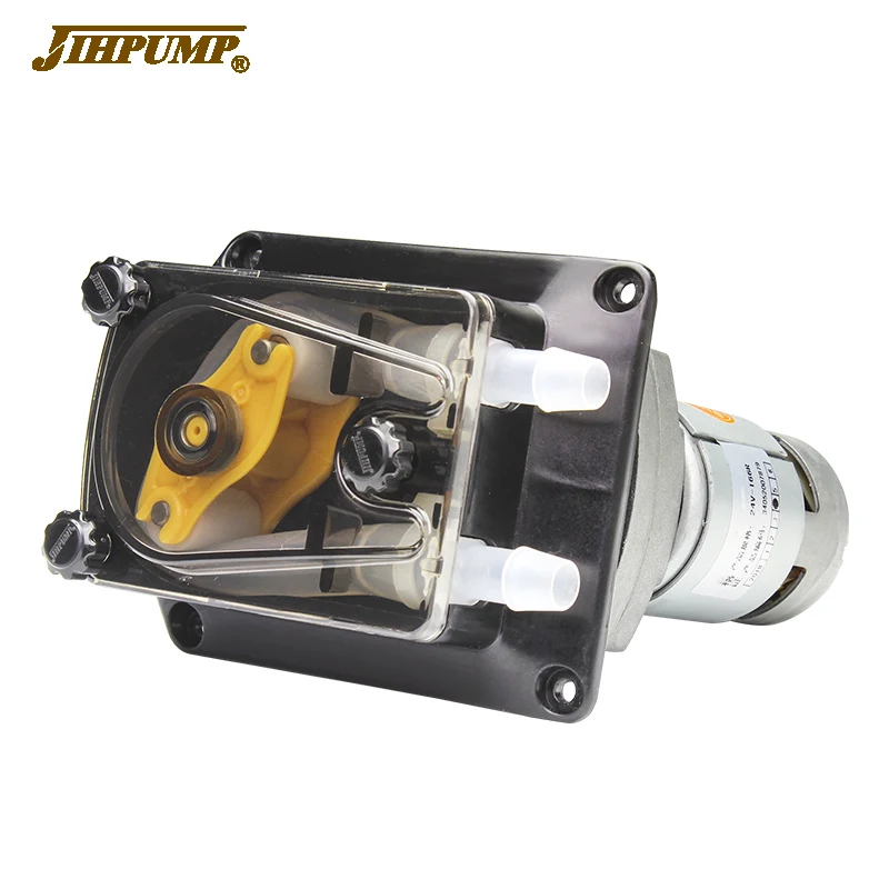 JIHPUMP 304K 1000ml OEM Food Grade Pump Head Liquid Dosing Vending 24v Hose Peristaltic Pump beverage machine small peristaltic
JIHPUMP 304K 1000ml OEM Food Grade Pump Head Liquid Dosing Vending 24v Hose Peristaltic Pump beverage machine small peristaltic