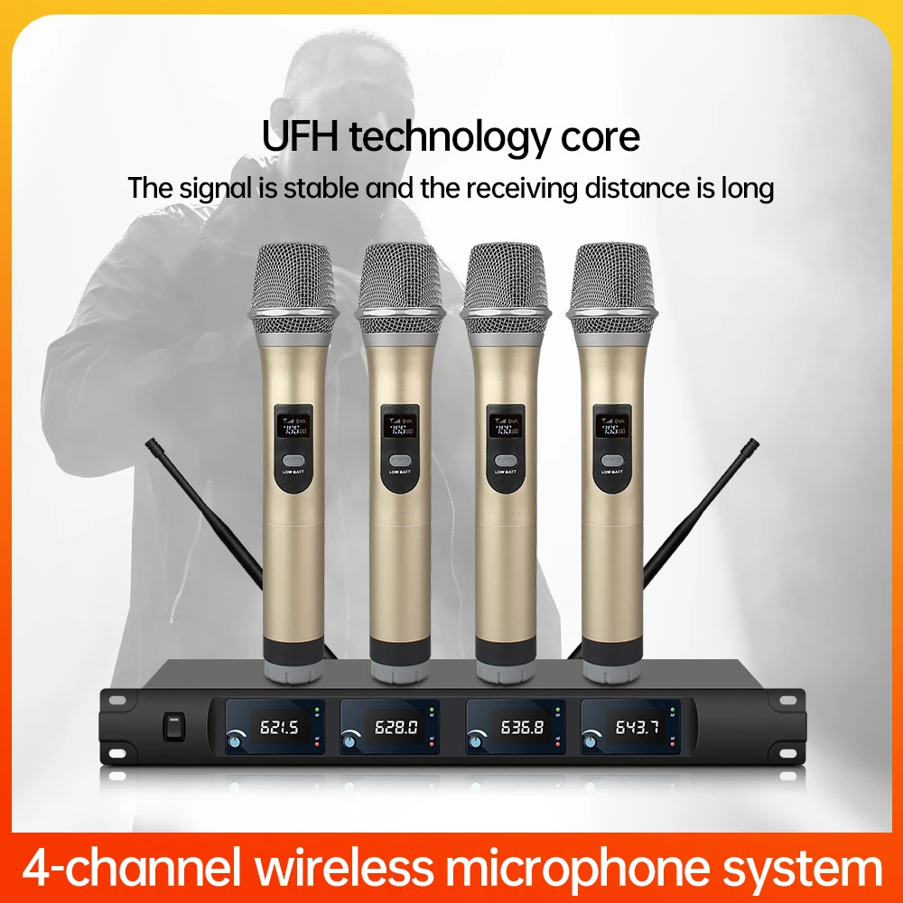 Профессиональный караоке 4-канальный беспроводной микрофон Система vocal UHF Ручной микрофон петличный микрофон наушники домашние вечерние сц...
Профессиональный караоке 4-канальный беспроводной микрофон Система vocal UHF Ручной микрофон петличный микрофон наушники домашние вечерние сц...