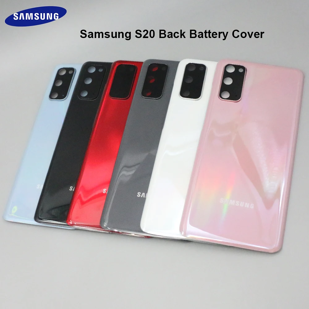 Оригинальная задняя крышка Samsung S20, батарейное стекло для Samsung Galaxy S20, задняя крышка батарейного отсека, стеклянный корпус с объективом камер...
Оригинальная задняя крышка Samsung S20, батарейное стекло для Samsung Galaxy S20, задняя крышка батарейного отсека, стеклянный корпус с объективом камер...