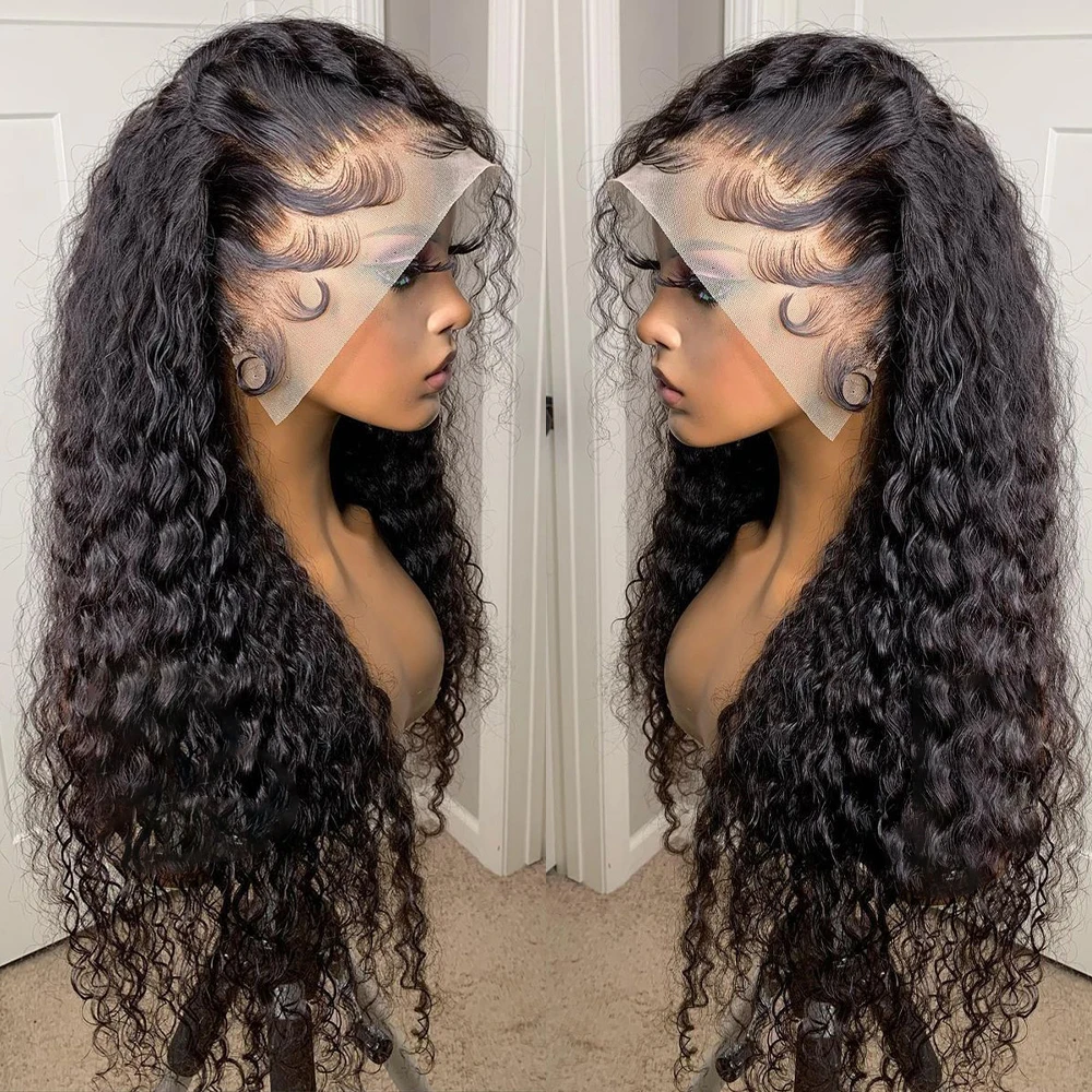 30 34 Inch Deep Wave HD Lace Frontal Wigs for Women Curly Human Hair 13x4 Brazilian Wet And Wavy Water Wave Full Lace Front Wig
30 34 Inch Deep Wave HD Lace Frontal Wigs for Women Curly Human Hair 13x4 Brazilian Wet And Wavy Water Wave Full Lace Front Wig