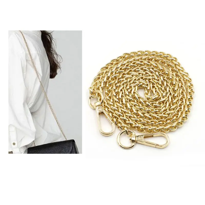 125cm DIY Chain Strap Handbag Chains Accessories Purse Shoulder Crossbody Replacement Straps with Metal Buckles
125cm DIY Chain Strap Handbag Chains Accessories Purse Shoulder Crossbody Replacement Straps with Metal Buckles