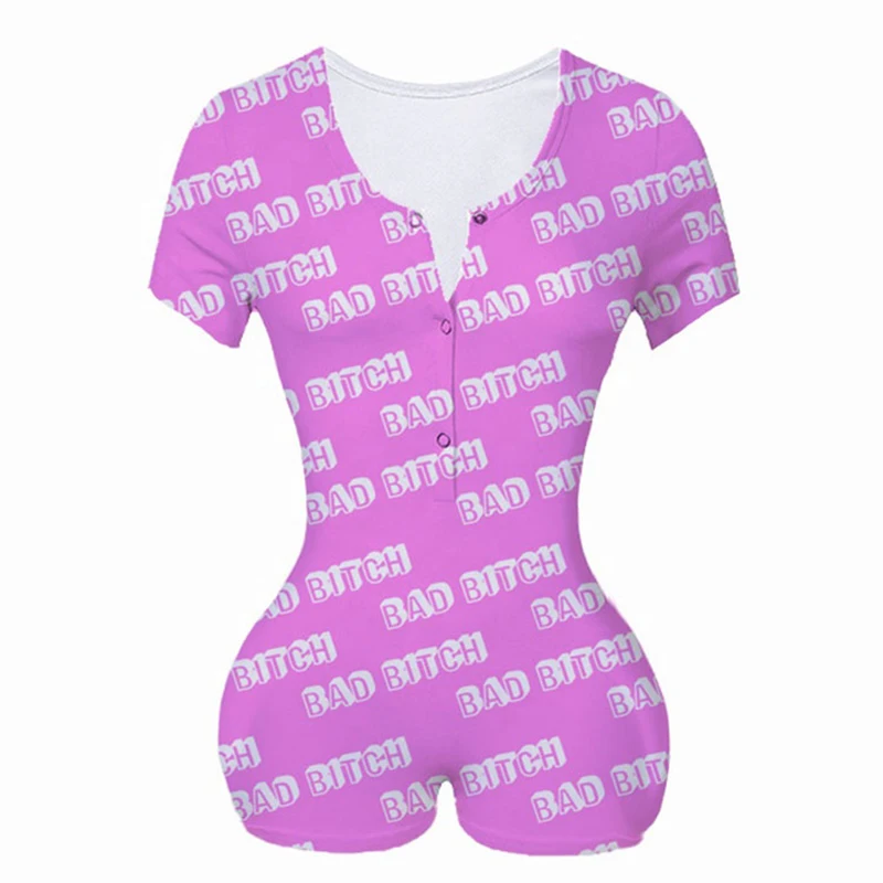 Yes Sexy Daddy Baddie Women Deep V-neck Bodycon Sleepwear Jumpsuit Shorts Romper Leotard Long Sleeve Buttons Bodysuit
Yes Sexy Daddy Baddie Women Deep V-neck Bodycon Sleepwear Jumpsuit Shorts Romper Leotard Long Sleeve Buttons Bodysuit