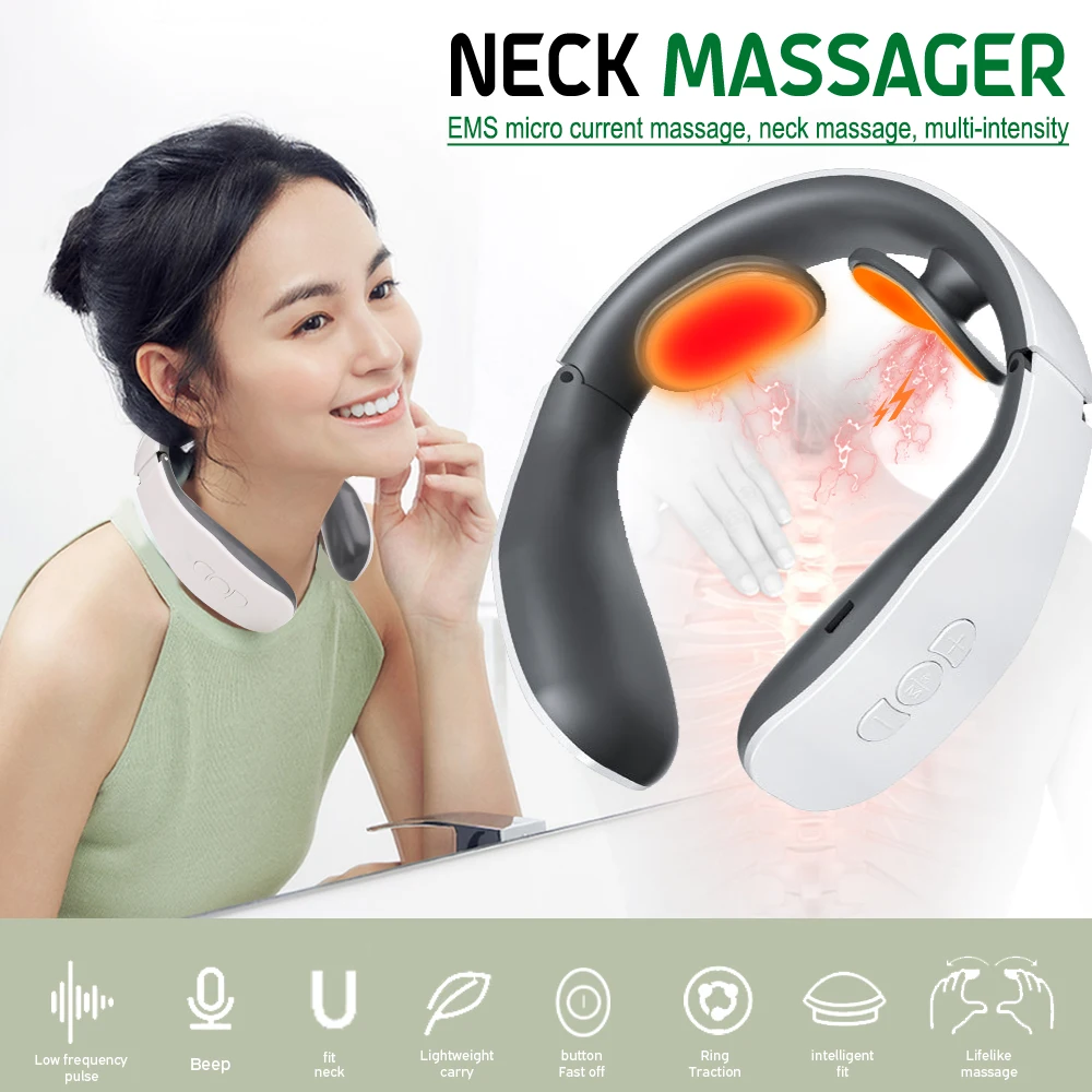 Neck Massager Electric Neck Massage Pain Relief Tool Health Care Relaxation Cervical Vertebra Physiotherapy
Neck Massager Electric Neck Massage Pain Relief Tool Health Care Relaxation Cervical Vertebra Physiotherapy