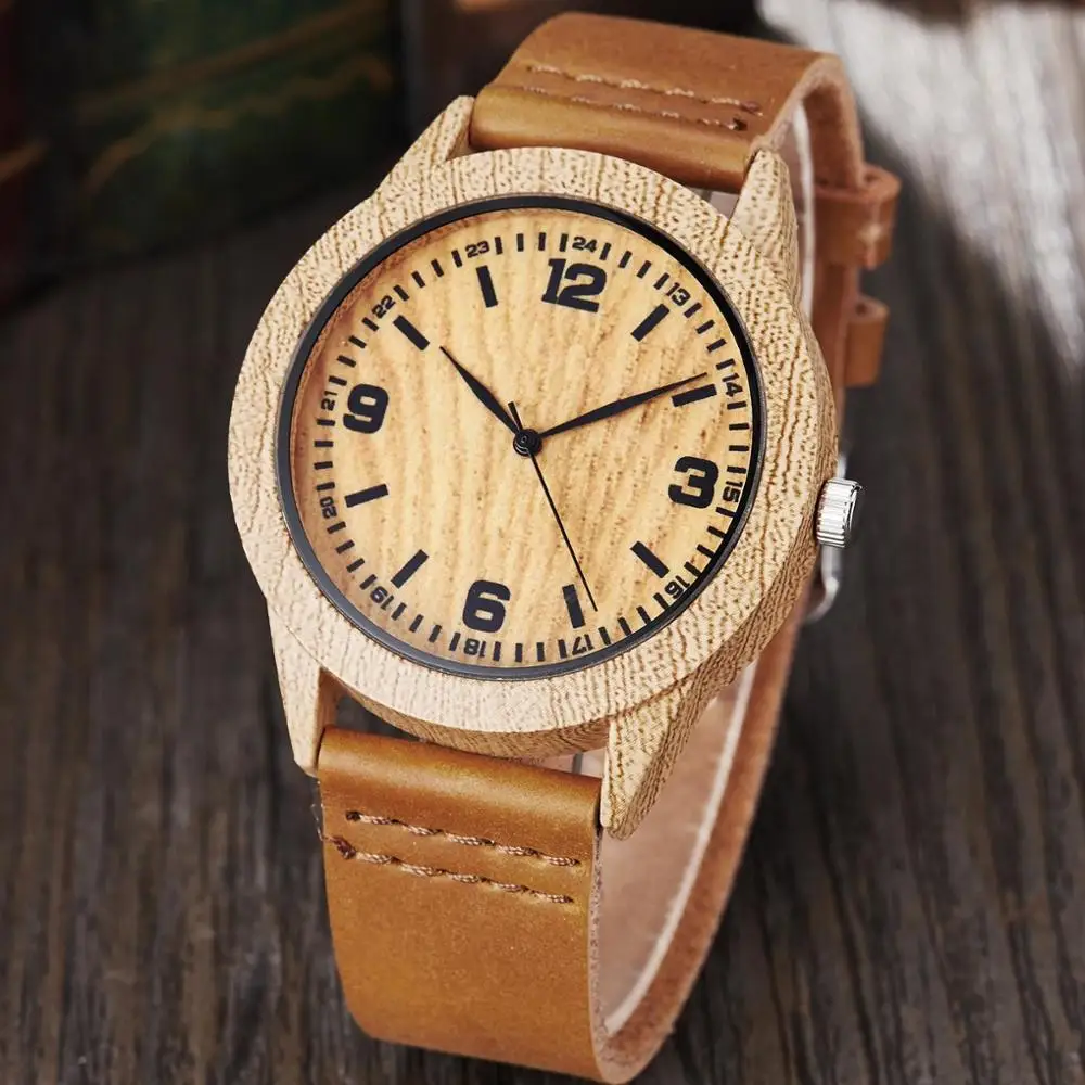 Fashion Wood Watches Women Men Quartz Wristwatches Casual Wooden Color Leather Strap Watch Reloj Mujer Women Watch Montre Homme
Fashion Wood Watches Women Men Quartz Wristwatches Casual Wooden Color Leather Strap Watch Reloj Mujer Women Watch Montre Homme