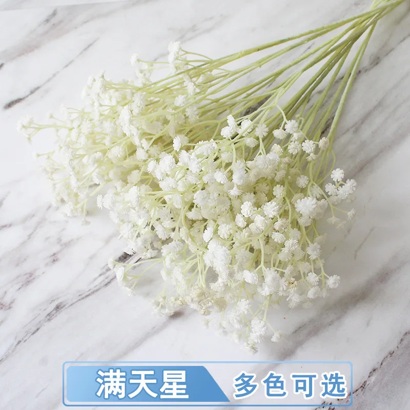 Artificial Flowers Gypsophila Soft Plastic Flower for Wedding Home Decoration Hall Layout Landscaping Fake Flowers Whoelsale
Artificial Flowers Gypsophila Soft Plastic Flower for Wedding Home Decoration Hall Layout Landscaping Fake Flowers Whoelsale