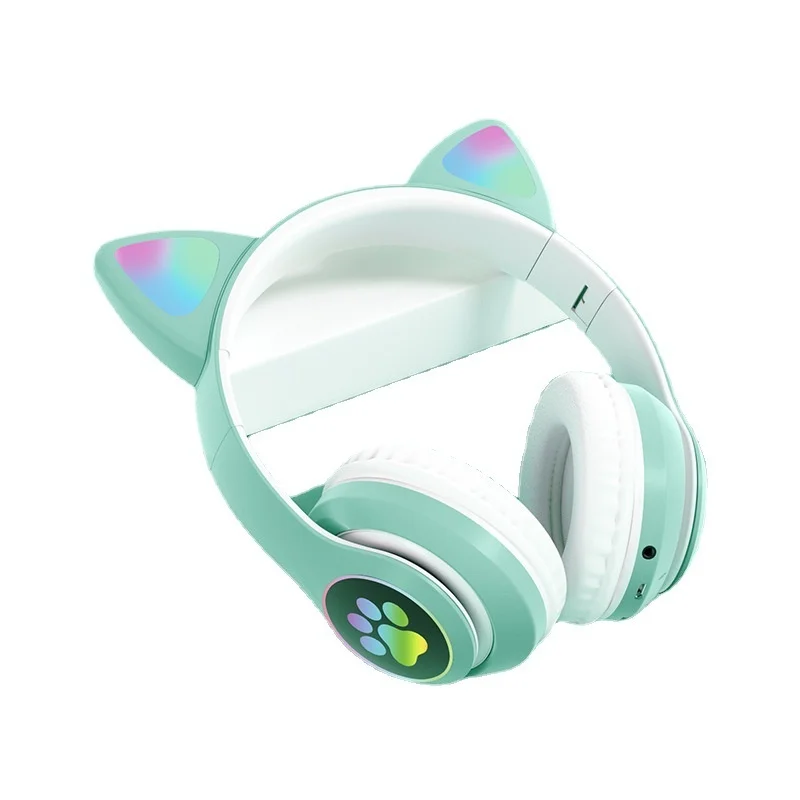 Cat's claw Earphone Headset subwoofer Bluetooth wireless earphone colorful cat's ear earphone live voice
Cat's claw Earphone Headset subwoofer Bluetooth wireless earphone colorful cat's ear earphone live voice