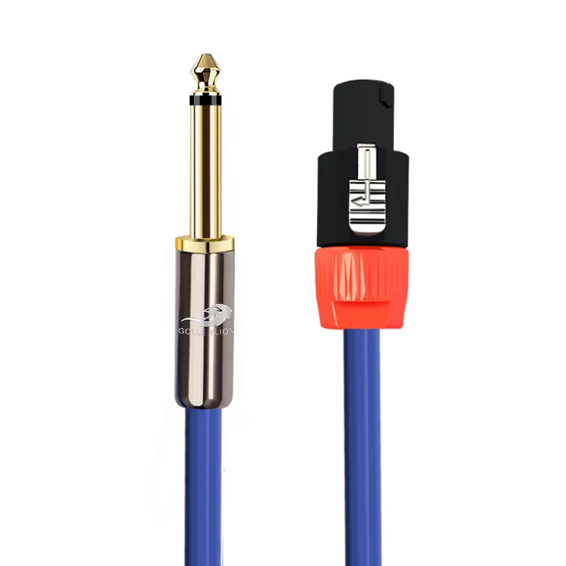 Quality NL4FC 4 Pole Speakon to MONO 6.35mm 1/4" Jack Speaker Cable for Amplifier Professional Stage OFC Cable 1M 2M 3M 5M 8M
Quality NL4FC 4 Pole Speakon to MONO 6.35mm 1/4" Jack Speaker Cable for Amplifier Professional Stage OFC Cable 1M 2M 3M 5M 8M