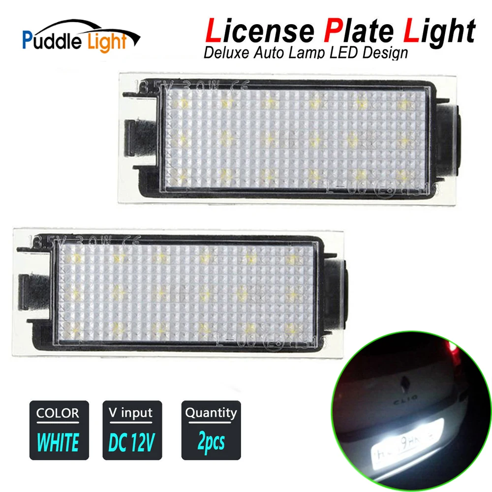 2 Pcs LED Number License Plate Light for Renault Espace 5 Scenic II III Megane Master Clio MK 2 3 4 CC Twingo Vel Satis Wind E4M
2 Pcs LED Number License Plate Light for Renault Espace 5 Scenic II III Megane Master Clio MK 2 3 4 CC Twingo Vel Satis Wind E4M