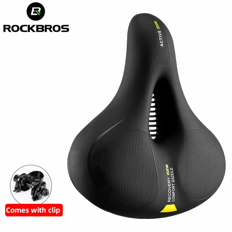 ROCKBROS Bicycle Saddle Rainproof PU Surface Soft Memory Sponge Shockproof Cycling Seat MTB Saddle Reflective Bike Saddle Seat
ROCKBROS Bicycle Saddle Rainproof PU Surface Soft Memory Sponge Shockproof Cycling Seat MTB Saddle Reflective Bike Saddle Seat