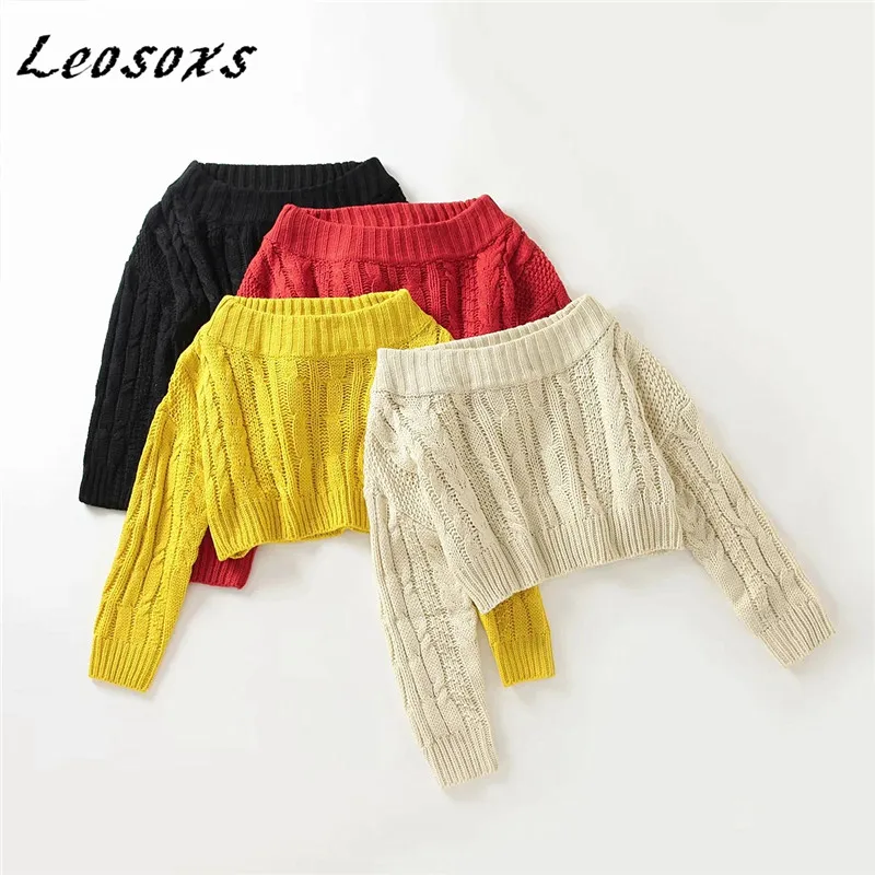 Leosoxs ins vintage One word collar strapless women sweaters pullovers Long Sleeve Knitted Short Sweater 2021 Spring Autumn New
Leosoxs ins vintage One word collar strapless women sweaters pullovers Long Sleeve Knitted Short Sweater 2021 Spring Autumn New