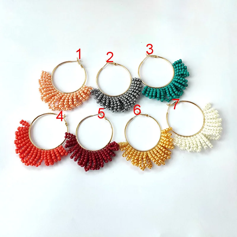5pairs Circular Drop Earrings,twine multicolour beads Dangle Earrings Jewelry gift for women ER977
5pairs Circular Drop Earrings,twine multicolour beads Dangle Earrings Jewelry gift for women ER977